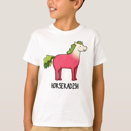 T-shirt Pun de cheval drôle (Devant)