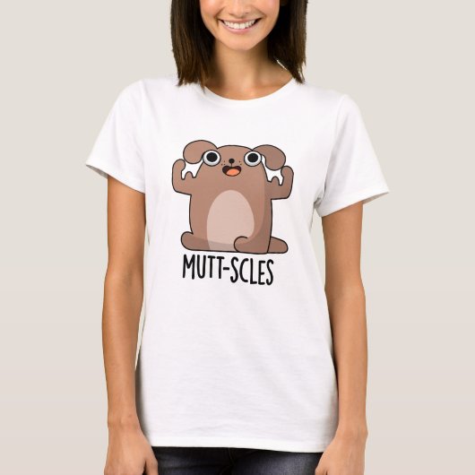 T-shirt Pun de chien animal drôle à taille de mouton (Devant)