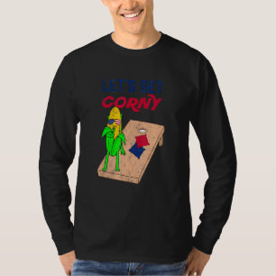 T-shirt Pun de Cornhole Allons chercher Corny