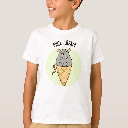 T-shirt Pun de crème glacée amusant (Devant)