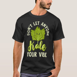T-shirt Pun de légume de chou frisé végétalien et végétari