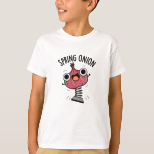 T-shirt Pun de légumes amusant à l'oignon de printemps