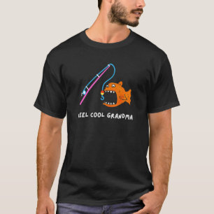 T-shirt Pun de pêche de grand-mère  Humour de poisson Été 