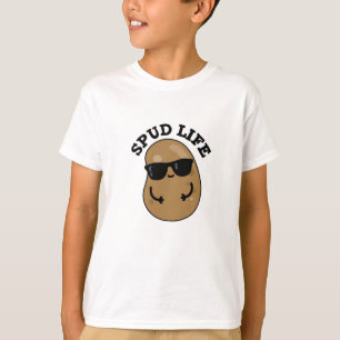 T-shirt Pun de pomme de terre amusant à la vie pudique