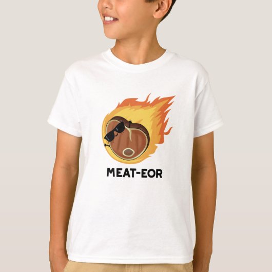 T-shirt Pun de steak de viande ou de viande drôle (Devant)