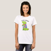 T-shirt Pun Dinosaure Dinosaure Dinusé à cravate (Devant entier)