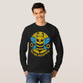 T-shirt Pun d'insectes mignonne Bee (Devant entier)