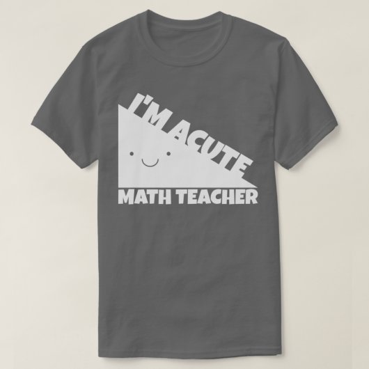 T-shirt Pun enseignant en mathématiques mites (Design devant)