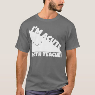 T-shirt Pun enseignant en mathématiques mites