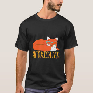 T-shirt Pun Fox Infoxicé Pour L'Odeur Et Gaché