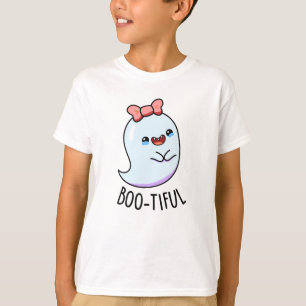 T-shirt Pun Halloween Fantôme Féminin Drôle Bootiful