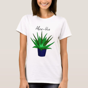 T-shirt Pun Plante Aloe-Ha