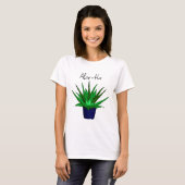 T-shirt Pun Plante Aloe-Ha (Devant entier)
