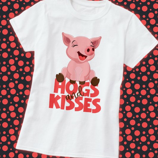 T-shirt Pun porc mignon
