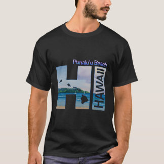 T-shirt Punalu’U Beach Hi Hawaii Aloha State Vacances