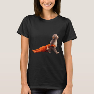 T-shirt Punch bébé drôle seul singe mignon farce équipe hu