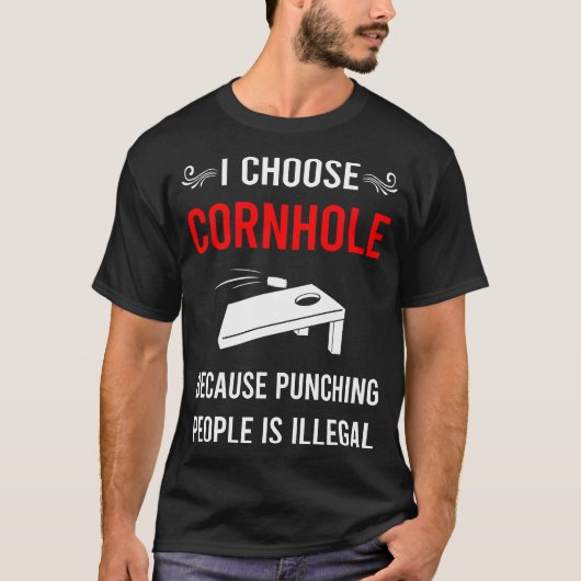 T-shirt Punch Cornhole (Devant)