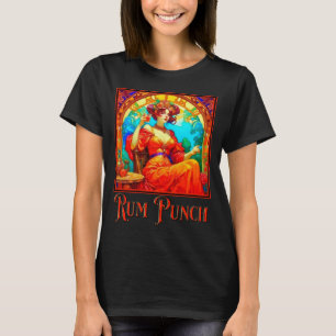 T-shirt Punch de rhum Art nouveau