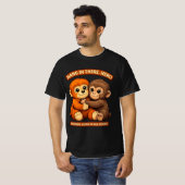 T-shirt Punch-kun Monkey Design Classic -Friendship  (Devant entier)