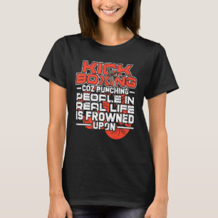 T-shirt Punch Les Gens Sont Congelés Sur Les Combattants