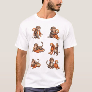 T-shirt Punch The Baby Monkey Design