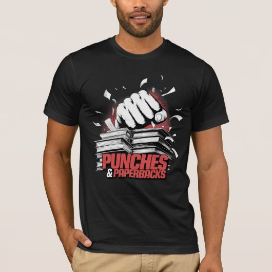 T-shirt Punches et paperbacks (Devant)