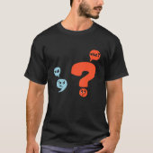 T-shirt Punctuation Grammar Teacher Design  Wait What (Devant)