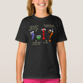 T-shirt Punctuation Marks English Language Teacher Student (Devant)