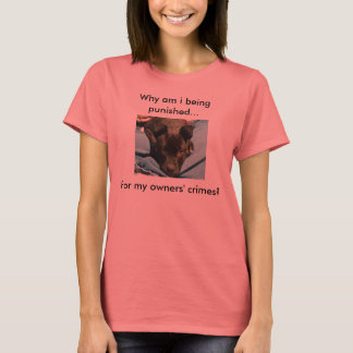 T-shirt Punissez les propriétaires, pas les chiens chemise