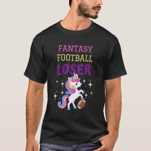T-shirt Punition de licorne pour le perdant de football fa