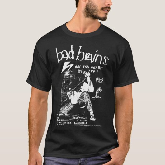 T-shirt Punk Bad Brains (Devant)