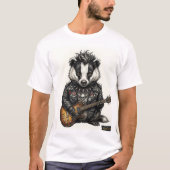 T-shirt Punk Badger "ALEXA" – 3D Edge Double Face (Devant)