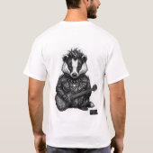 T-shirt Punk Badger "ALEXA" – 3D Edge Double Face (Dos)