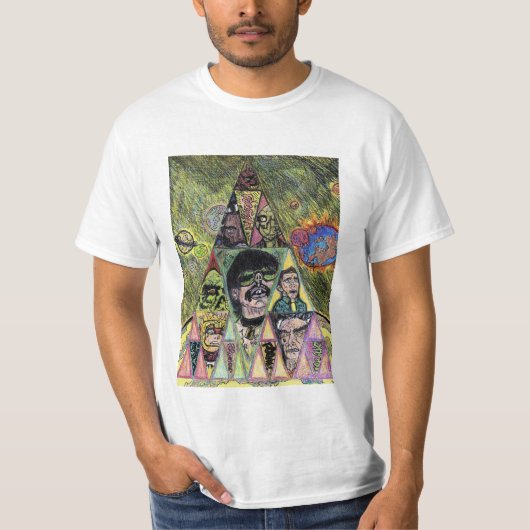 T-SHIRT PUNK DE L'ESPACE (Devant)