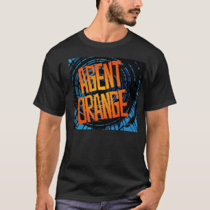 T-shirt punk de logo d'Agent Orange "SpinArt"