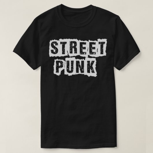 T-shirt punk de rue (Design devant)