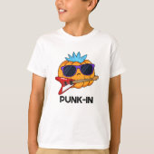 T-shirt Punk in Funny Punk Rock Citrouille Pun (Devant)