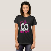 T-shirt Punk Music Panda Punker Rock Concert (Devant entier)
