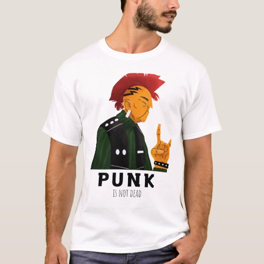 T-shirt Punk n'est pas mort (Devant)