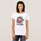 T-shirt Punk Porker Funny Punk Rocker Pig Pun (Devant entier)