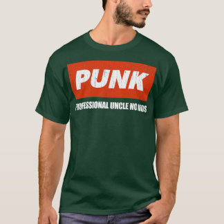 T-shirt Punk Professional Oncle No Kids 2