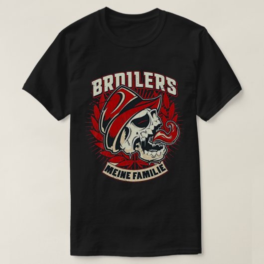 T-shirt punk rock broilers groupe best seller musique (Design devant)