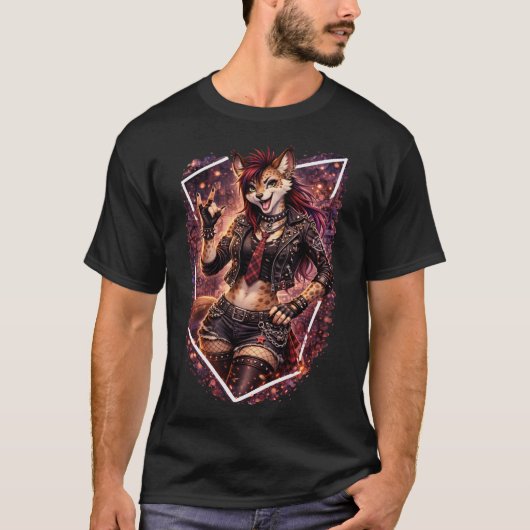 T-shirt punk rock dur (Devant)