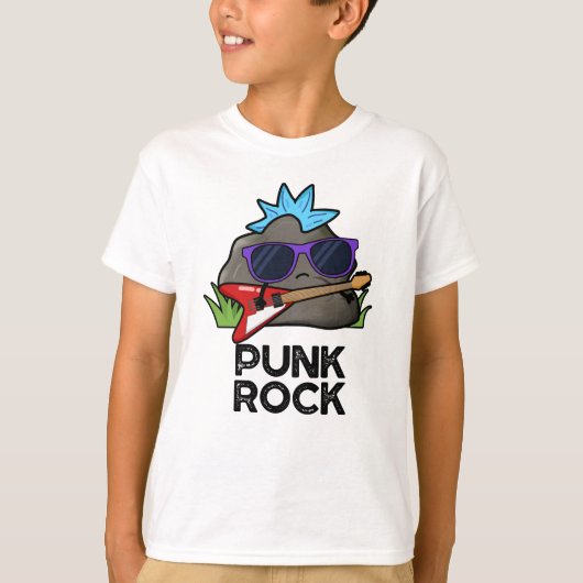 T-shirt Punk Rock Funny Music Pun (Devant)