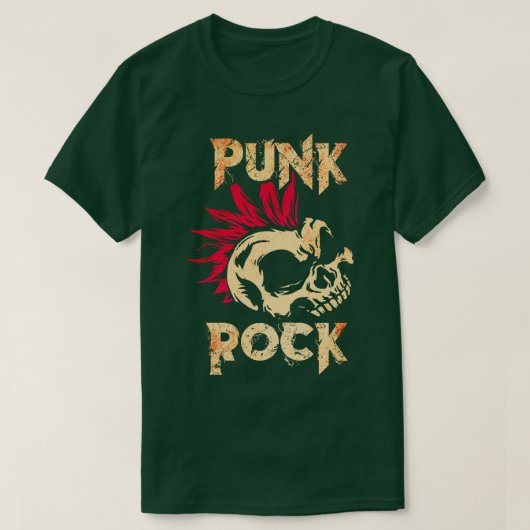 T-shirt Punk Rock Music 7 (Design devant)