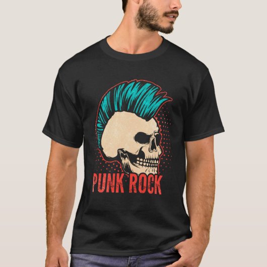 T-shirt Punk Rock Music Retro Punkrock 3 (Devant)