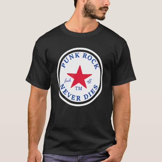 T-shirt Punk Rock ne meurt jamais Punk Rock (Devant)