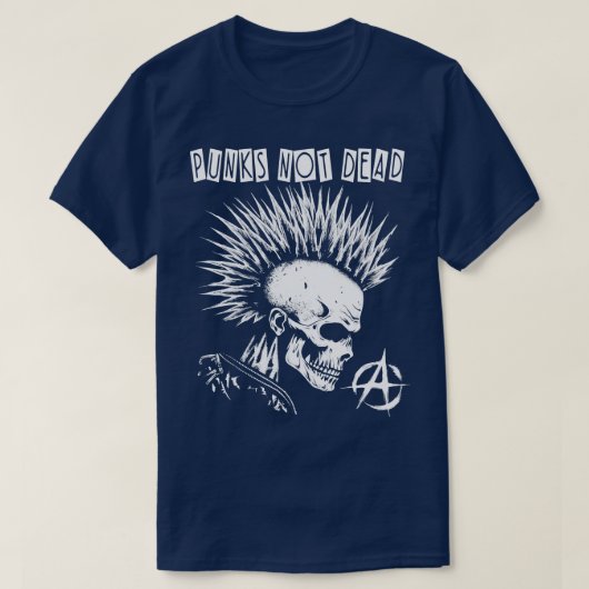 T-shirt Punk Rock Punks pas mort (Design devant)