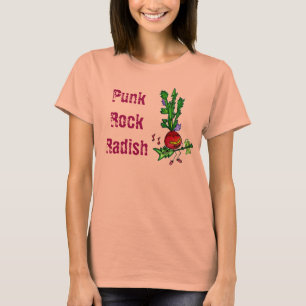 T-shirt Punk Rock Radish, burout tee