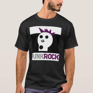 T-shirt Punk Rock Skullnskin Graphics Tee